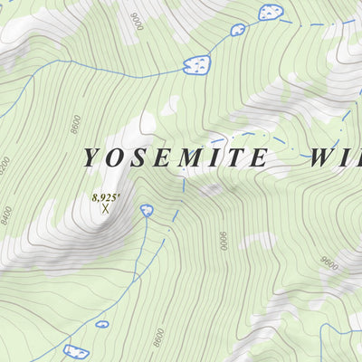 Merced Peak, California 7.5 Minute Topographic Map