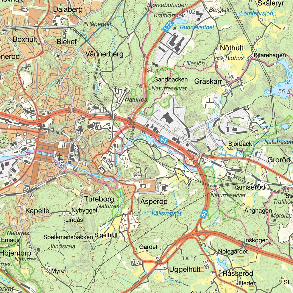 Frändefors Map by Lantmateriet | Avenza Maps