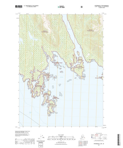 Petersburg A-2 SW, AK (2021, 25000-Scale) Preview 1