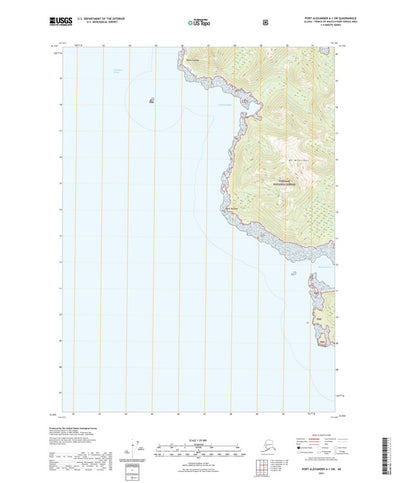 Port Alexander A-1 SW, AK (2021, 25000-Scale) Preview 1