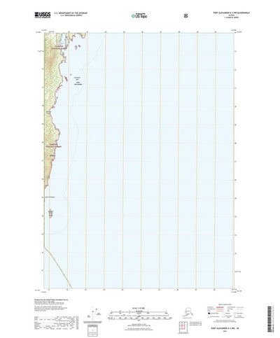 Port Alexander A-2 NW, AK (2021, 25000-Scale) Preview 1