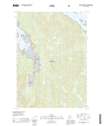 Port Alexander D-1 SW, AK (2021, 25000-Scale) Preview 1