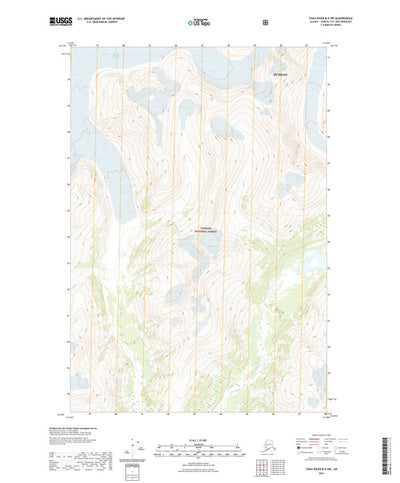 Taku River B-5 SW, AK (2021, 25000-Scale) Preview 1