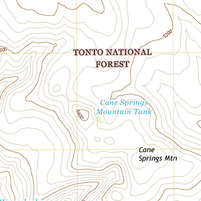 Cane Springs Mountain, AZ (2021, 24000-Scale) Preview 2