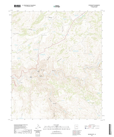 Beckers Butte, AZ (2021, 24000-Scale) Preview 1