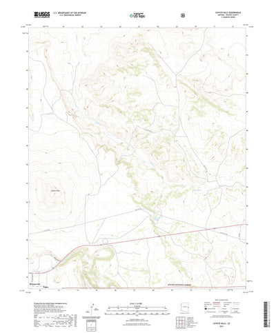 Coyote Hills, AZ (2021, 24000-Scale) Preview 1