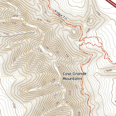 Casa Grande Mountains, AZ (2021, 24000-Scale) Preview 3
