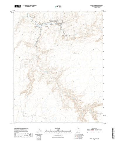 Cedar Tree Bench, AZ (2021, 24000-Scale) Preview 1