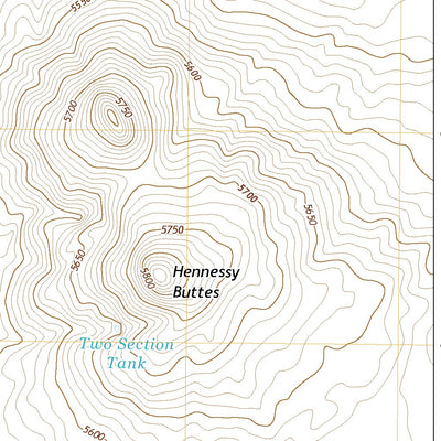 Hennessy Buttes, AZ (2021, 24000-Scale) Preview 3