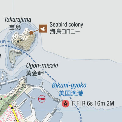 MAP 2/2 - Irika to Bikuni Sea Kayaking (Shakotan Peninsula, Hokkaido, Japan)