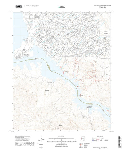 Lake Havasu City South, AZ (2021, 24000-Scale) Preview 1
