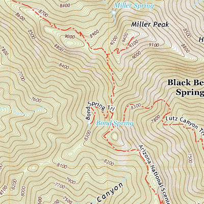 Miller Peak, AZ (2021, 24000-Scale) Preview 3