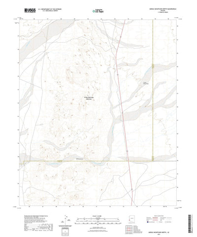 Middle Mountains North, AZ (2021, 24000-Scale) Preview 1