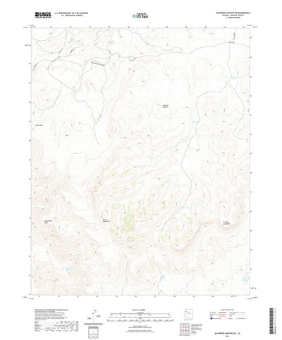 Milkweed Canyon SW, AZ (2021, 24000-Scale) Preview 1