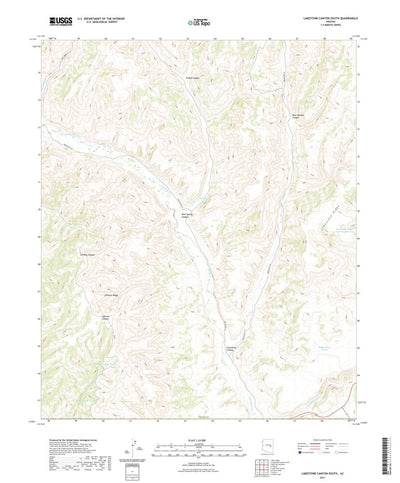Limestone Canyon South, AZ (2021, 24000-Scale) Preview 1