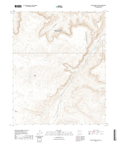 Peach Springs Canyon, AZ (2021, 24000-Scale) Preview 1