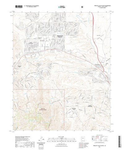 Prescott Valley South, AZ (2021, 24000-Scale) Preview 1