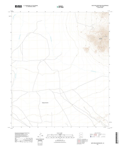 Santa Rosa Mountains SW, AZ (2021, 24000-Scale) Preview 1