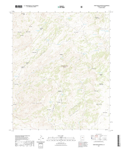 Sheep Basin Mountain, AZ (2021, 24000-Scale) Preview 1
