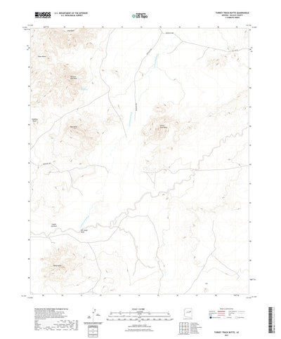 Turkey Track Butte, AZ (2021, 24000-Scale) Preview 1