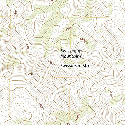 Swisshelm Mountain, AZ (2021, 24000-Scale) Preview 3