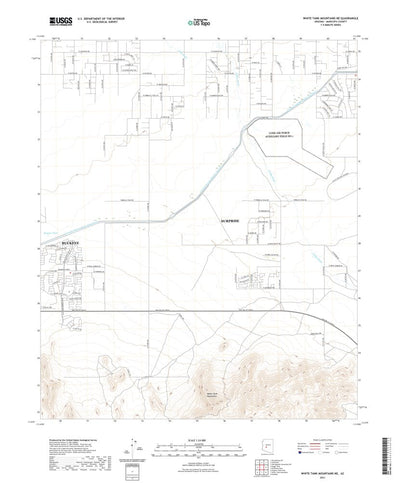 White Tank Mountains NE, AZ (2021, 24000-Scale) Preview 1