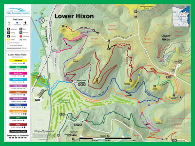 City of La Crosse Lower Hixon Trail Map