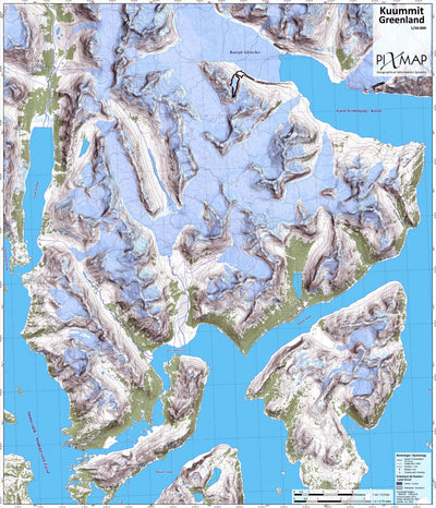 Greenland - Kulusuk, Kaarale and Tasîlaq 1/50.000