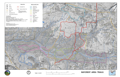 Bay Crest Area Trails Map, Homer, Alaska