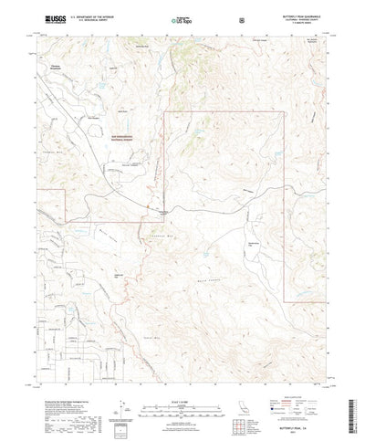 Butterfly Peak, CA (2021, 24000-Scale) Preview 1