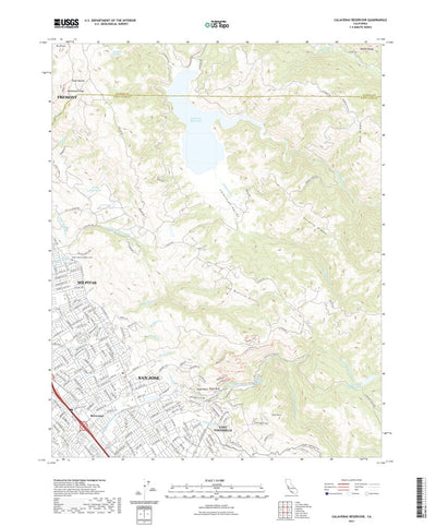 Calaveras Reservoir, CA (2021, 24000-Scale) Preview 1