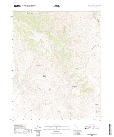 Cerro Gordo Peak, CA (2021, 24000-Scale) Preview 1