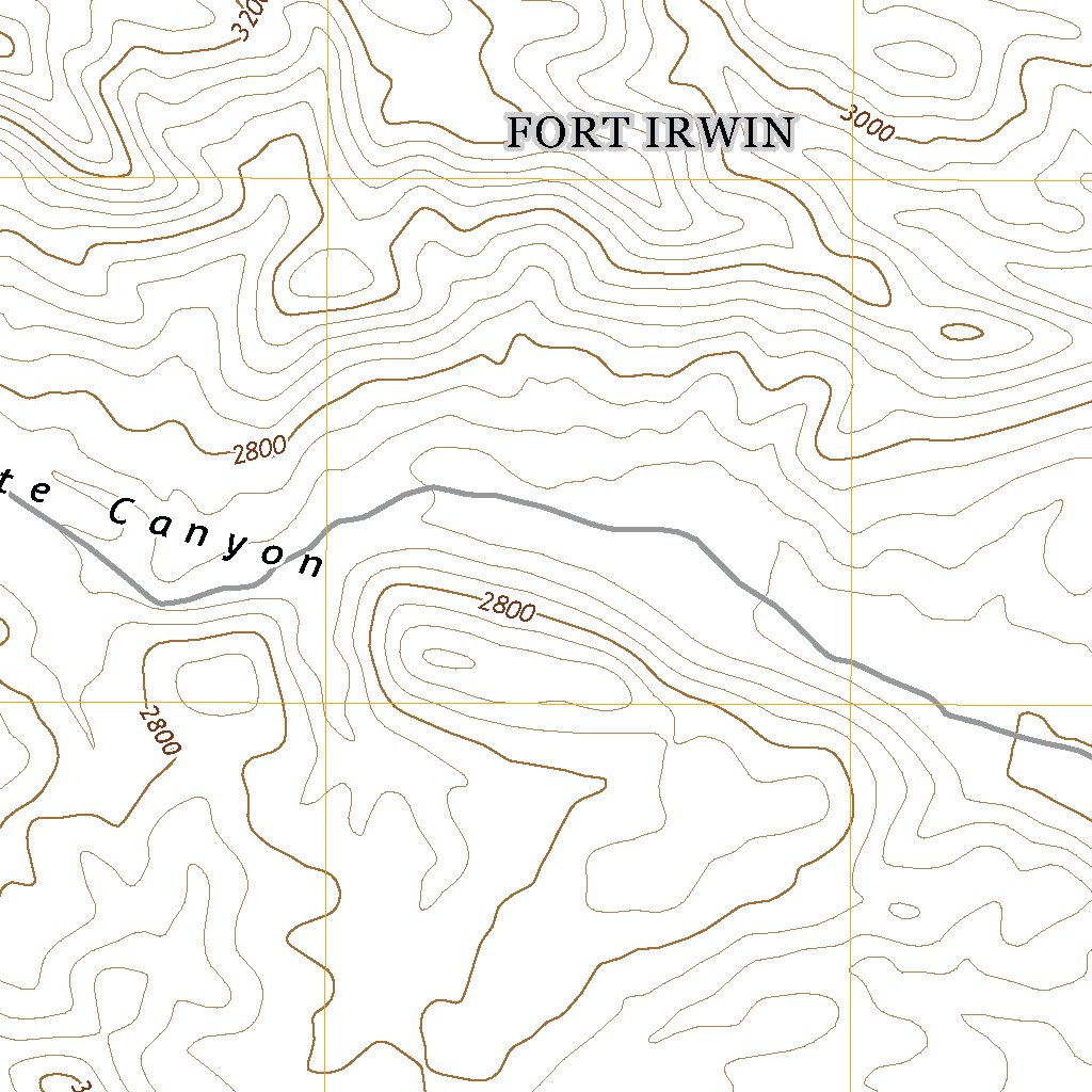 Fort Irwin, CA (2021, 24000-Scale) Map by United States Geological ...