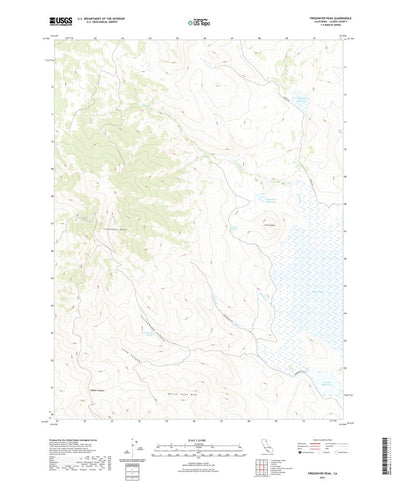 Fredonyer Peak, CA (2021, 24000-Scale) Preview 1