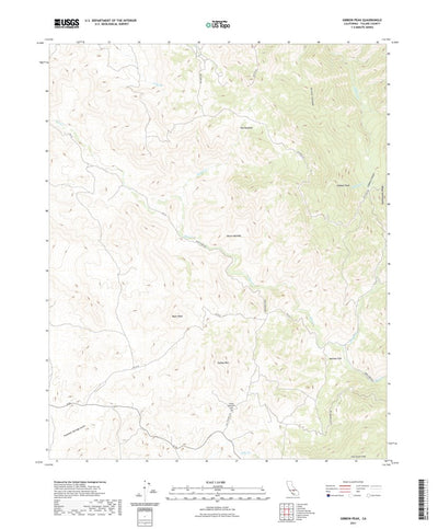 Gibbon Peak, CA (2021, 24000-Scale) Preview 1