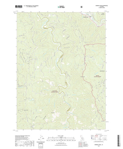 Hennessy Peak, CA (2022, 24000-Scale) Preview 1