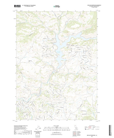Iron Gate Reservoir, CA (2021, 24000-Scale) Preview 1