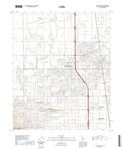 Lancaster West, CA (2022, 24000-Scale) Preview 1
