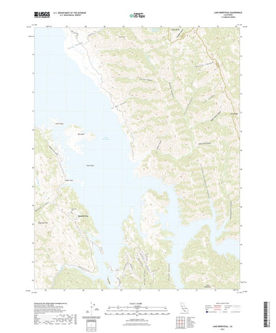 Lake Berryessa, CA (2021, 24000-Scale) Preview 1