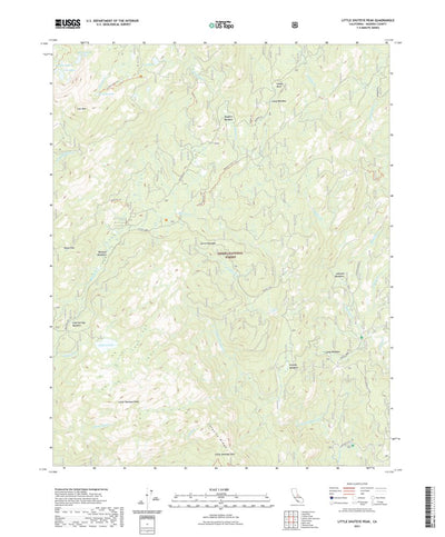 Little Shuteye Peak, CA (2021, 24000-Scale) Preview 1