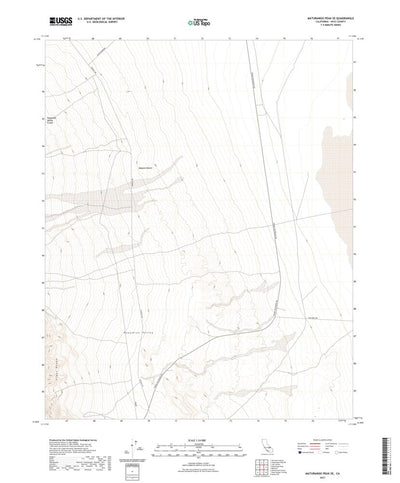 Maturango Peak SE, CA (2021, 24000-Scale) Preview 1