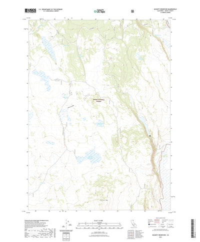 McGinty Reservoir, CA (2021, 24000-Scale) Preview 1