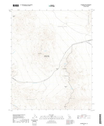 Salsberry Peak, CA (2021, 24000-Scale) Preview 1