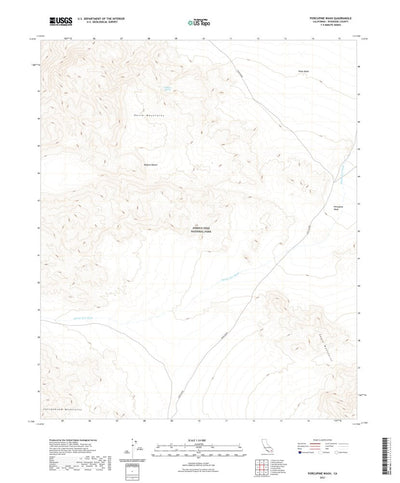 Porcupine Wash, CA (2021, 24000-Scale) Preview 1