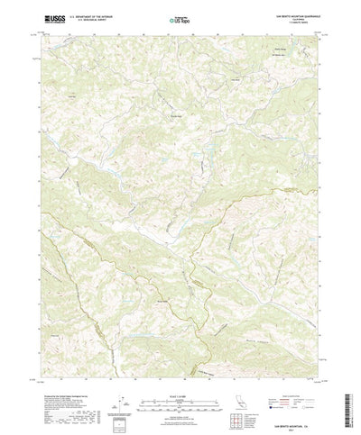 San Benito Mountain, CA (2021, 24000-Scale) Preview 1