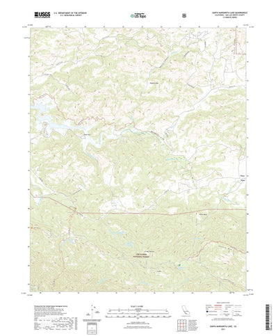 Santa Margarita Lake, CA (2021, 24000-Scale) Preview 1