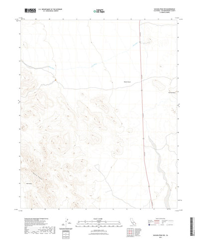 Savahia Peak SW, CA (2021, 24000-Scale) Preview 1