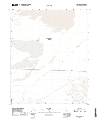 Soda Lake South, CA (2021, 24000-Scale) Preview 1