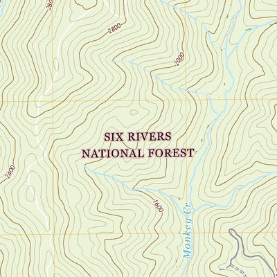 Shelly Creek Ridge, CA (2022, 24000-Scale) Preview 2