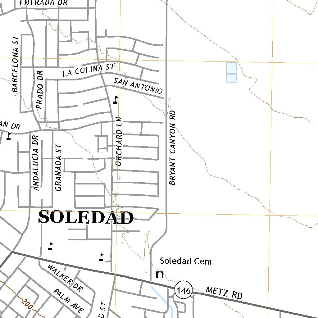 Soledad, CA (2021, 24000-Scale) Map by United States Geological Survey ...